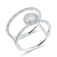 Anillo Sangiorgi Preziosi Mujer Candy in Oro Diamante 0.50 Ct FA4827-TB001 FIORE ROBERTA - FA4827-TB001 FIORE ROBERTA